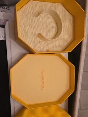 Swarovski Yellow Octagonal Jewelry Box Set with Logo